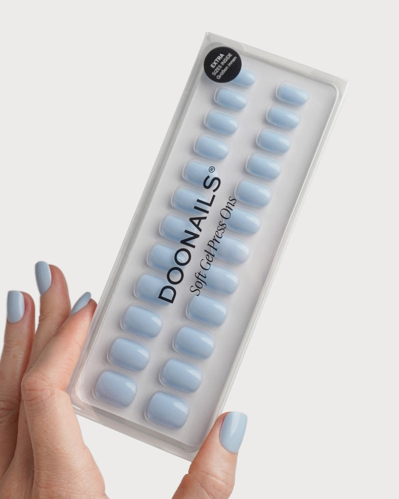 Powder Blue Extra Short - Soft Gel Press Ons