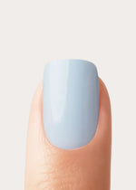 Powder Blue Extra Short Square Soft Gel Press Ons