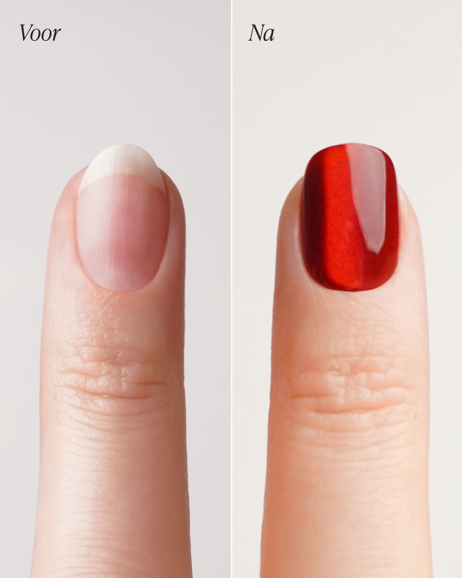 Red Cateye Extra Short Square Soft Gel Press Ons
