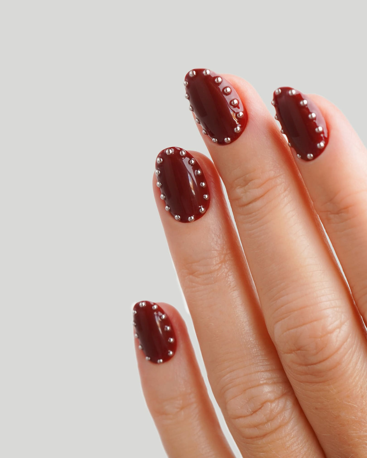 Rock It Red Short Round Soft Gel Press Ons