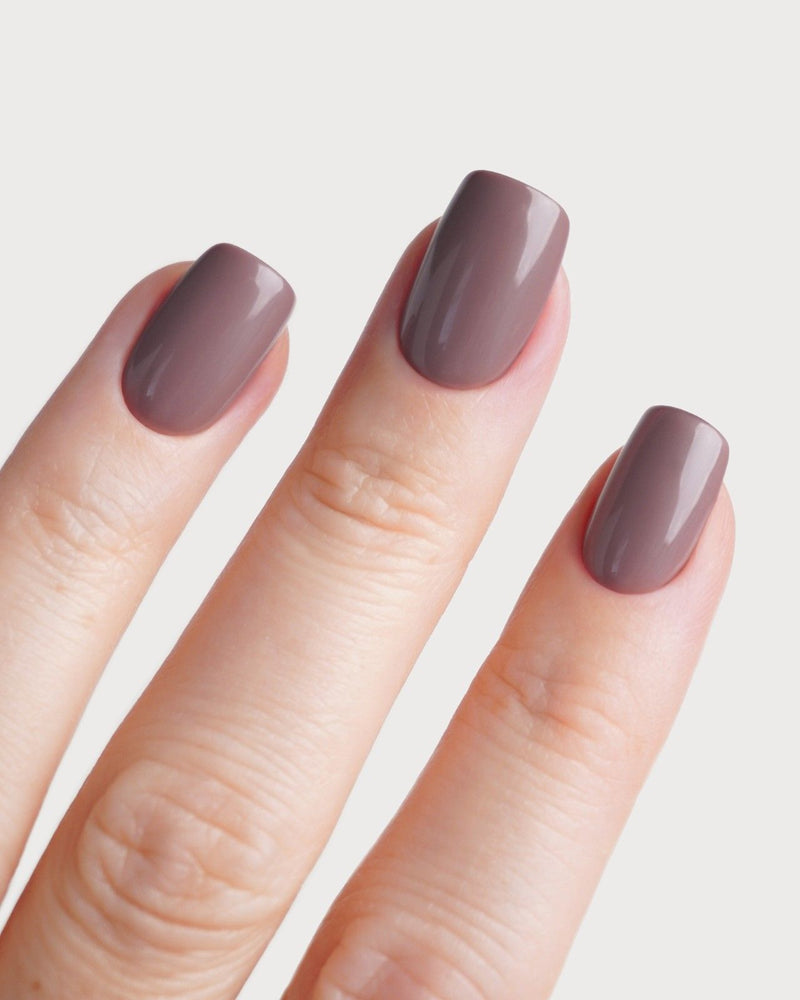 Silent Night Mauve Gel Nagels - Press Ons - Doonails