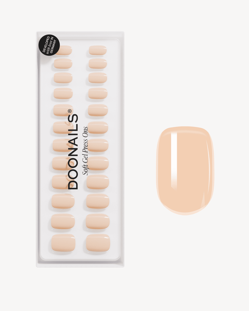 Soft Apricot Extra Short - Soft Gel Press Ons