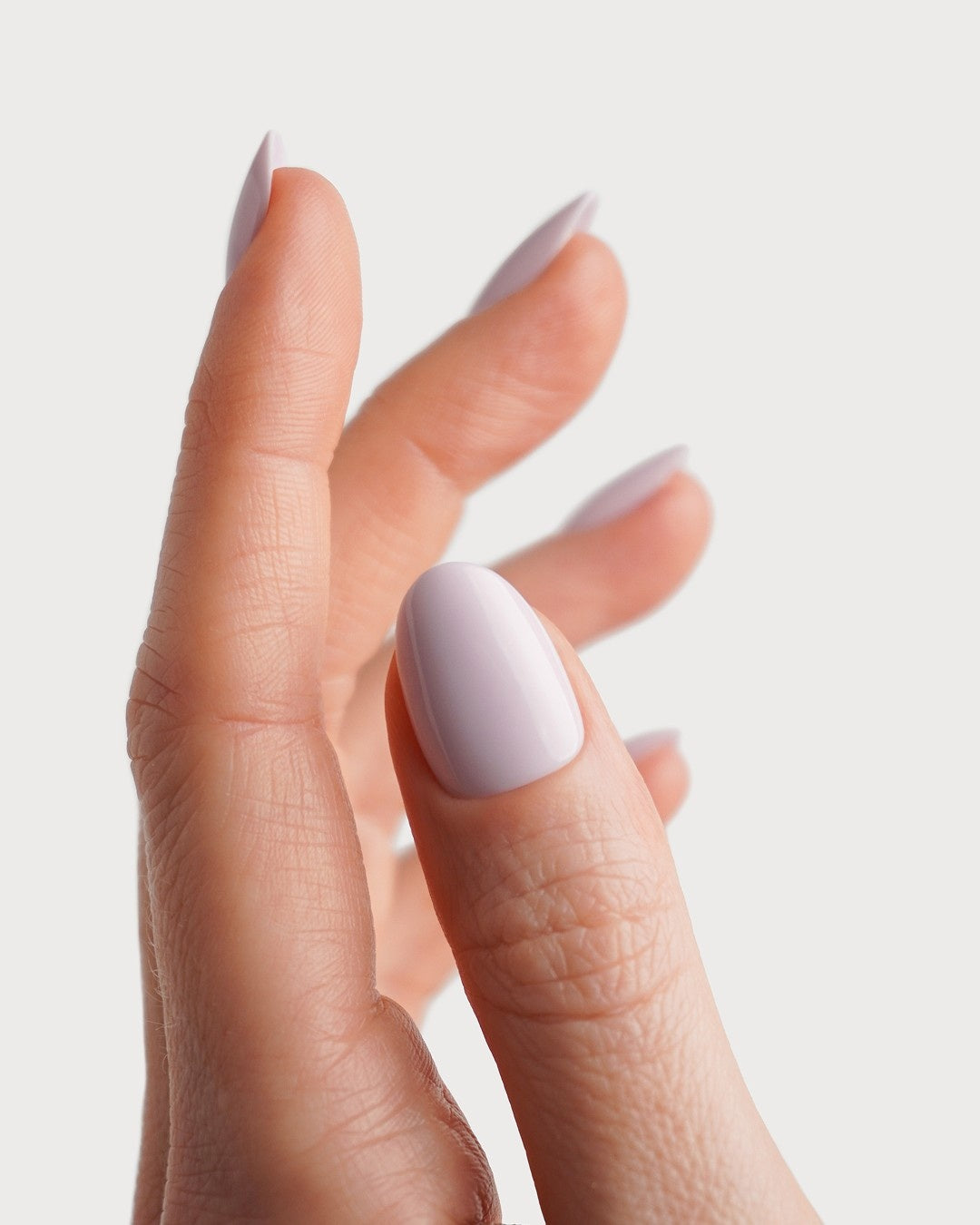 Soft Lilac Short Round Soft Gel Press Ons