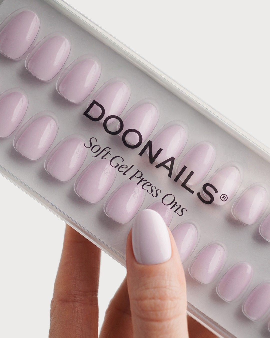 Soft Lilac Short Round Soft Gel Press Ons