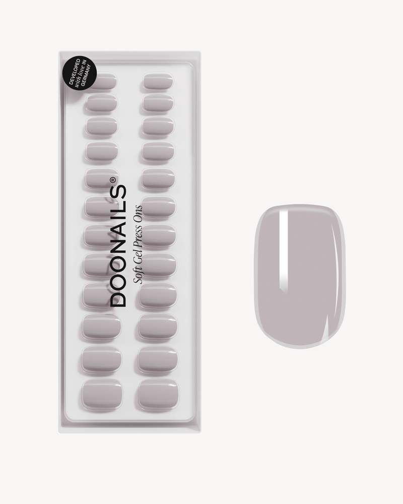 Stone Short Square Soft Gel Press Ons - Doonails Netherlands