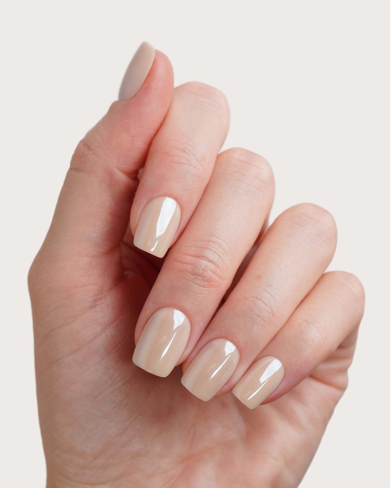 Toffee Short Square Soft Gel Press Ons