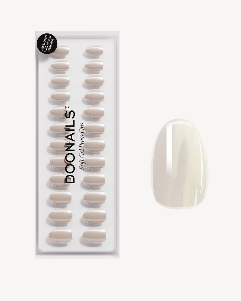 Toffee Short Round Soft Gel Press Ons