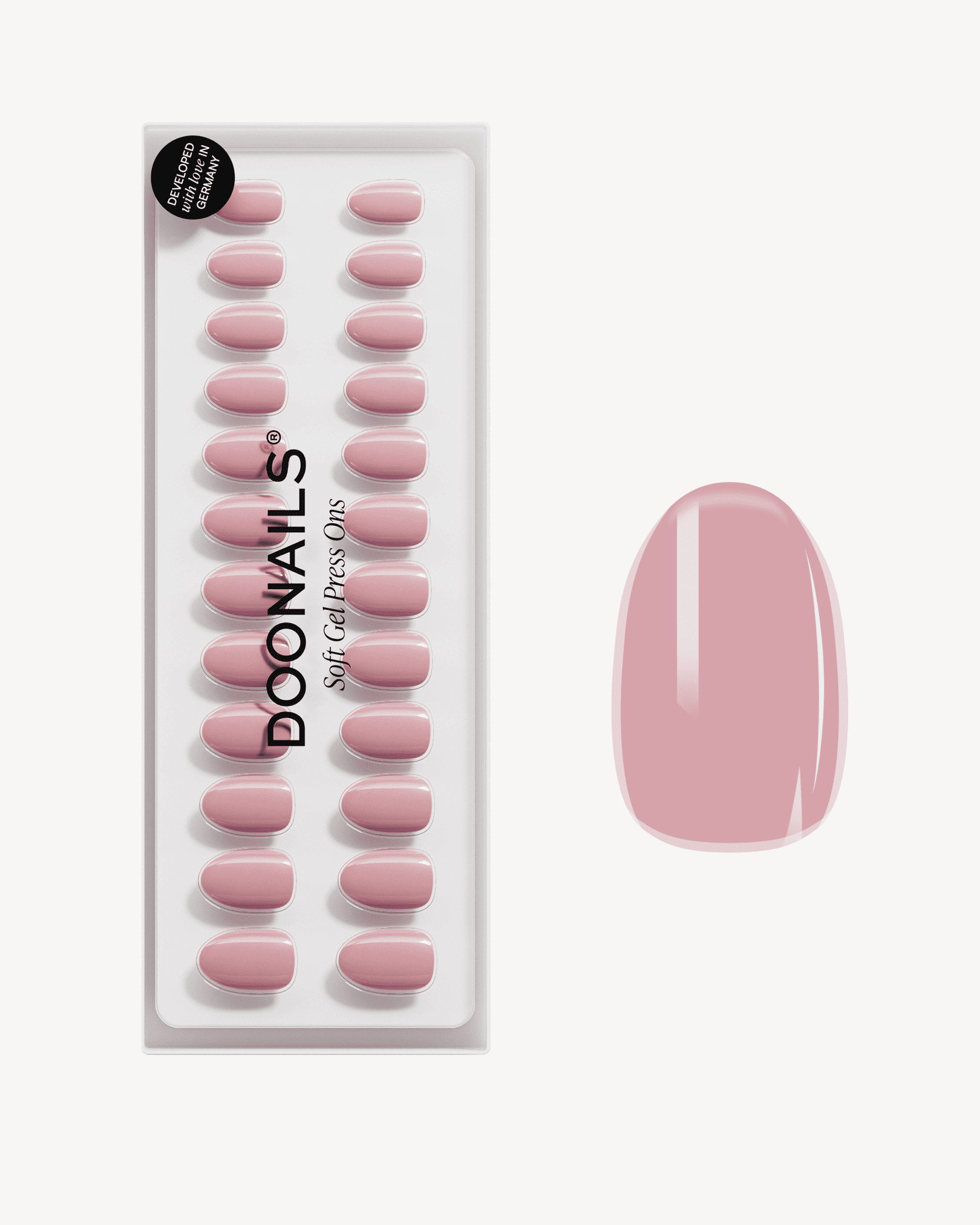 Valentine Crush Short Round Soft Gel Press Ons - Netherlands