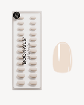 Vanilla Short Round Soft Gel Press Onsdoonails