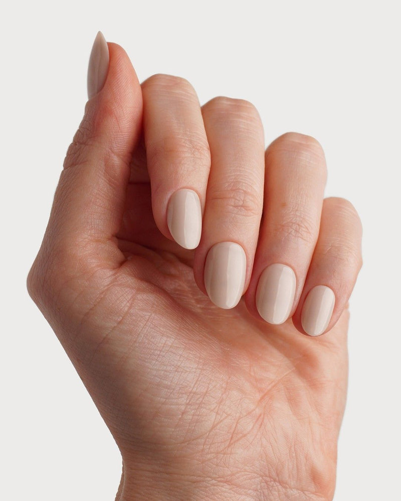 Vanilla Short Round Soft Gel Press Ons