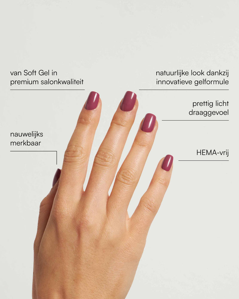 Bubblegum Short Square Soft Gel Press Ons - Doonails Netherlands