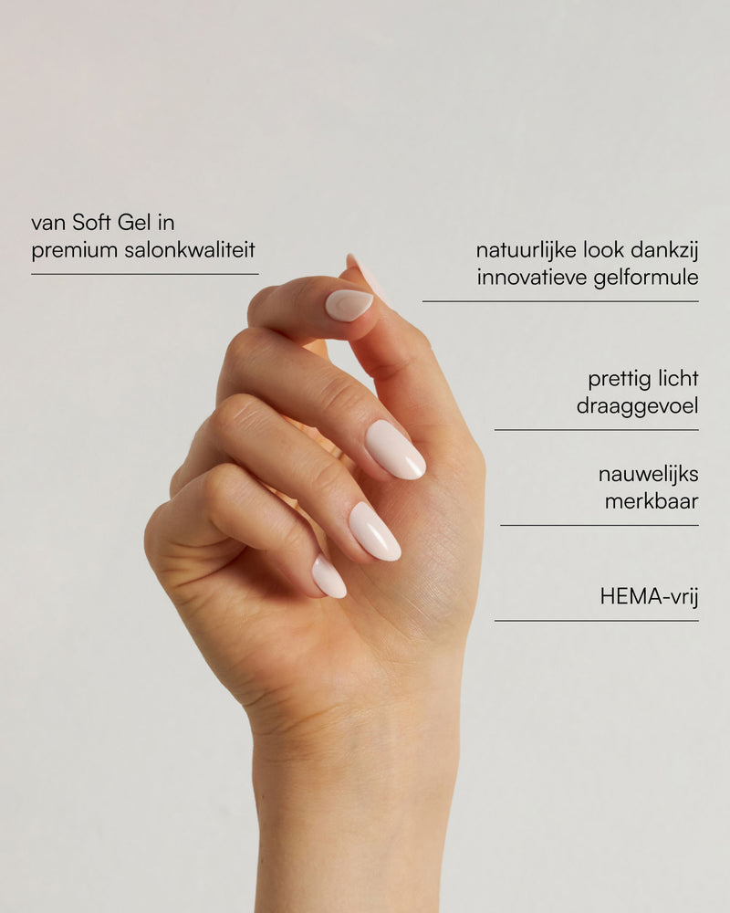 Cheesecake Medium Round Soft Gel Press Ons - Doonails Netherlands