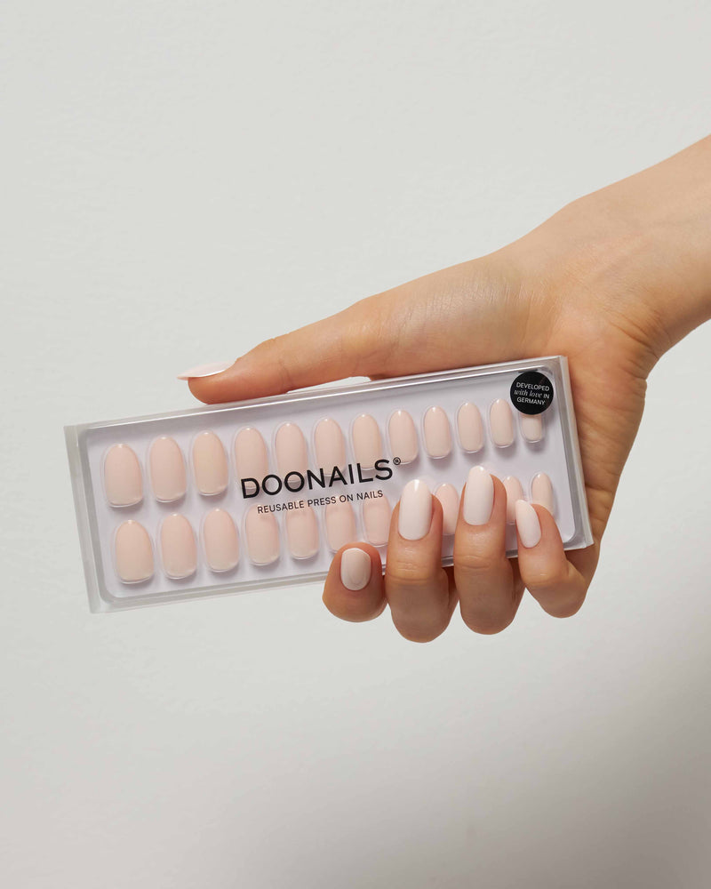 Cheesecake Medium Round Soft Gel Press Ons - Doonails Netherlands