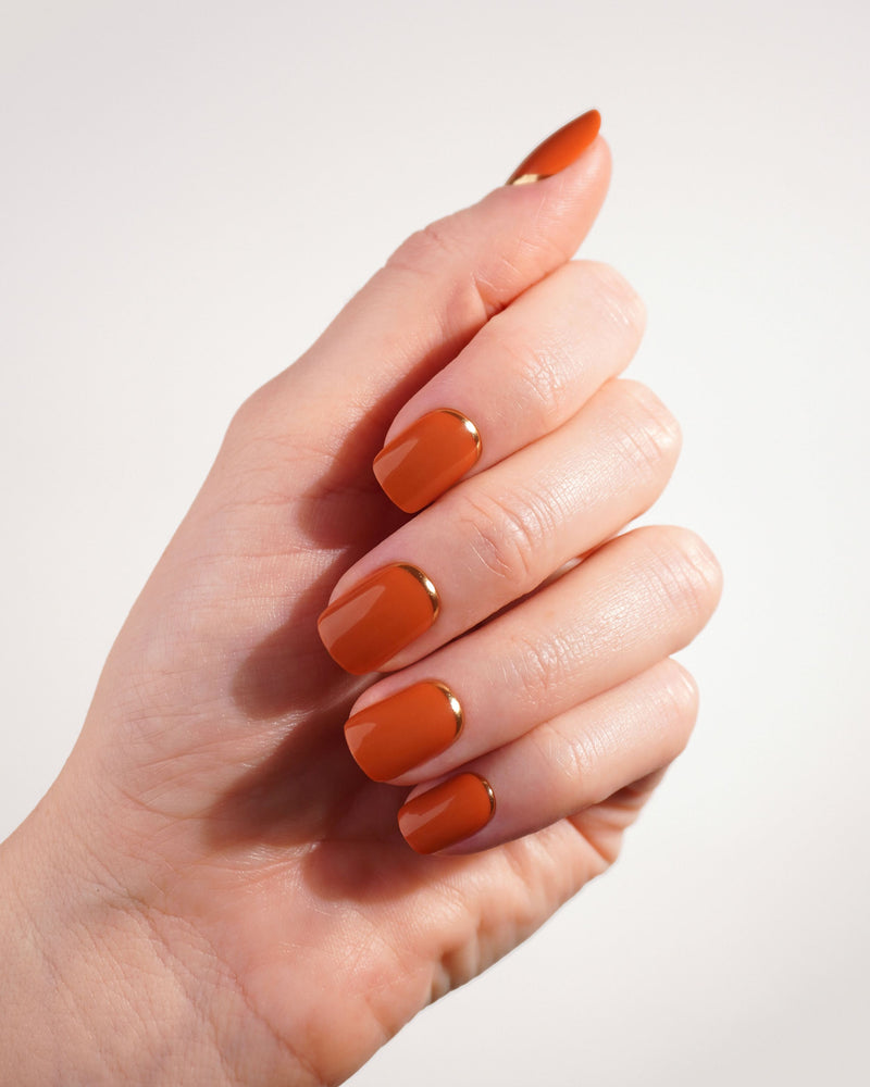 Cinnamon Extra Short Square Soft Gel Press Ons - Doonails Netherlands