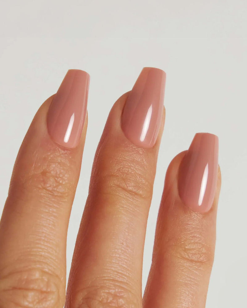 Espresso Short Coffin Soft Gel Press Ons - Doonails Netherlands