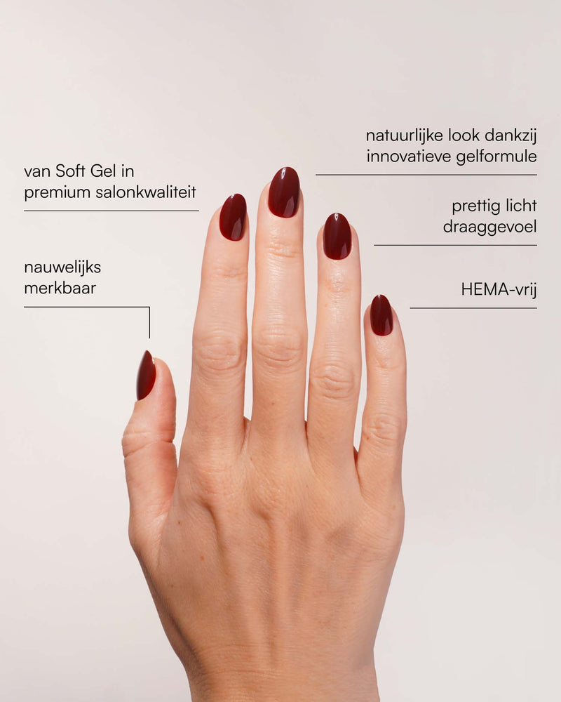Love Paris Short Round Soft Gel Press Ons - Doonails Netherlands
