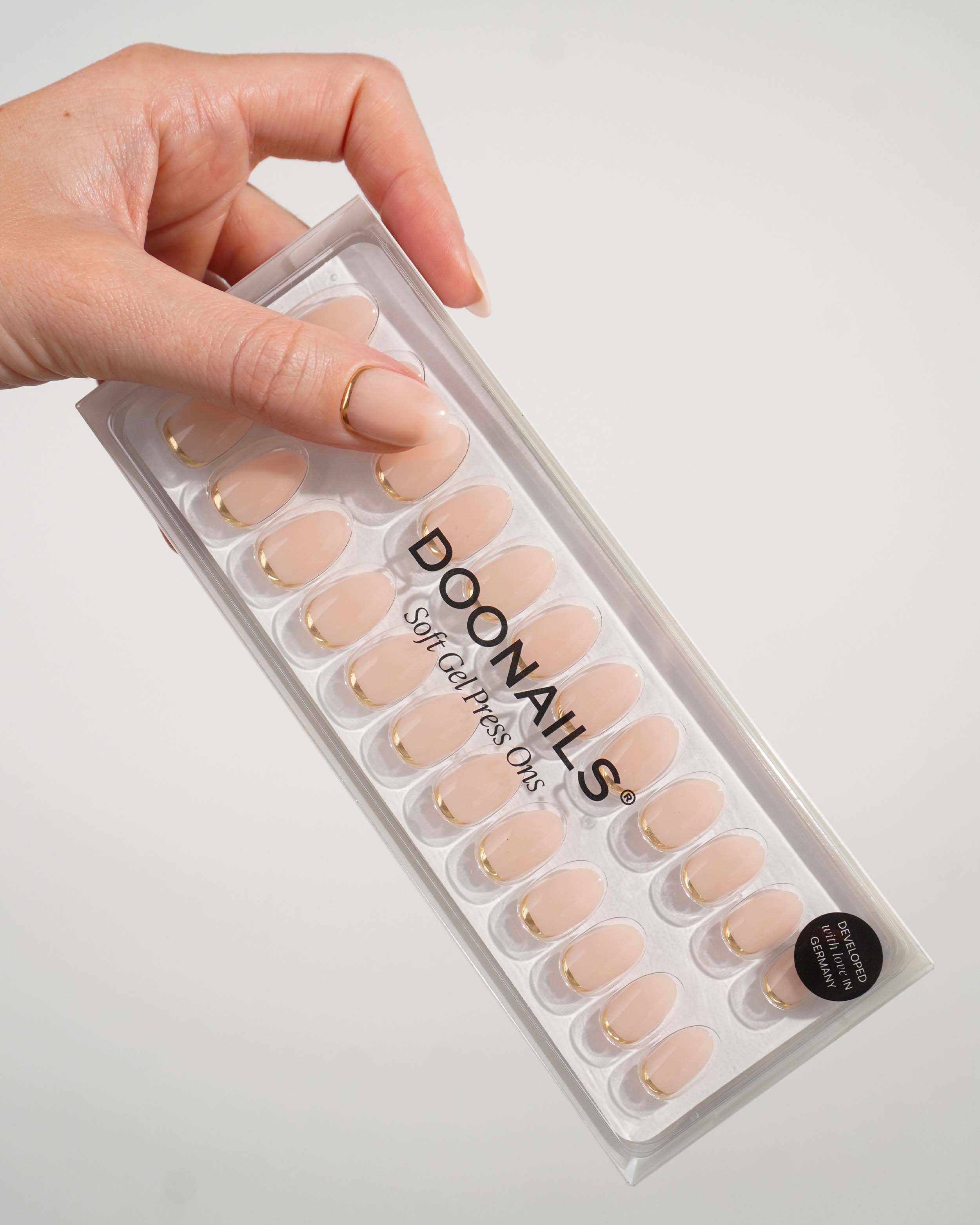 Popcorn Short Round Soft Gel Press Ons