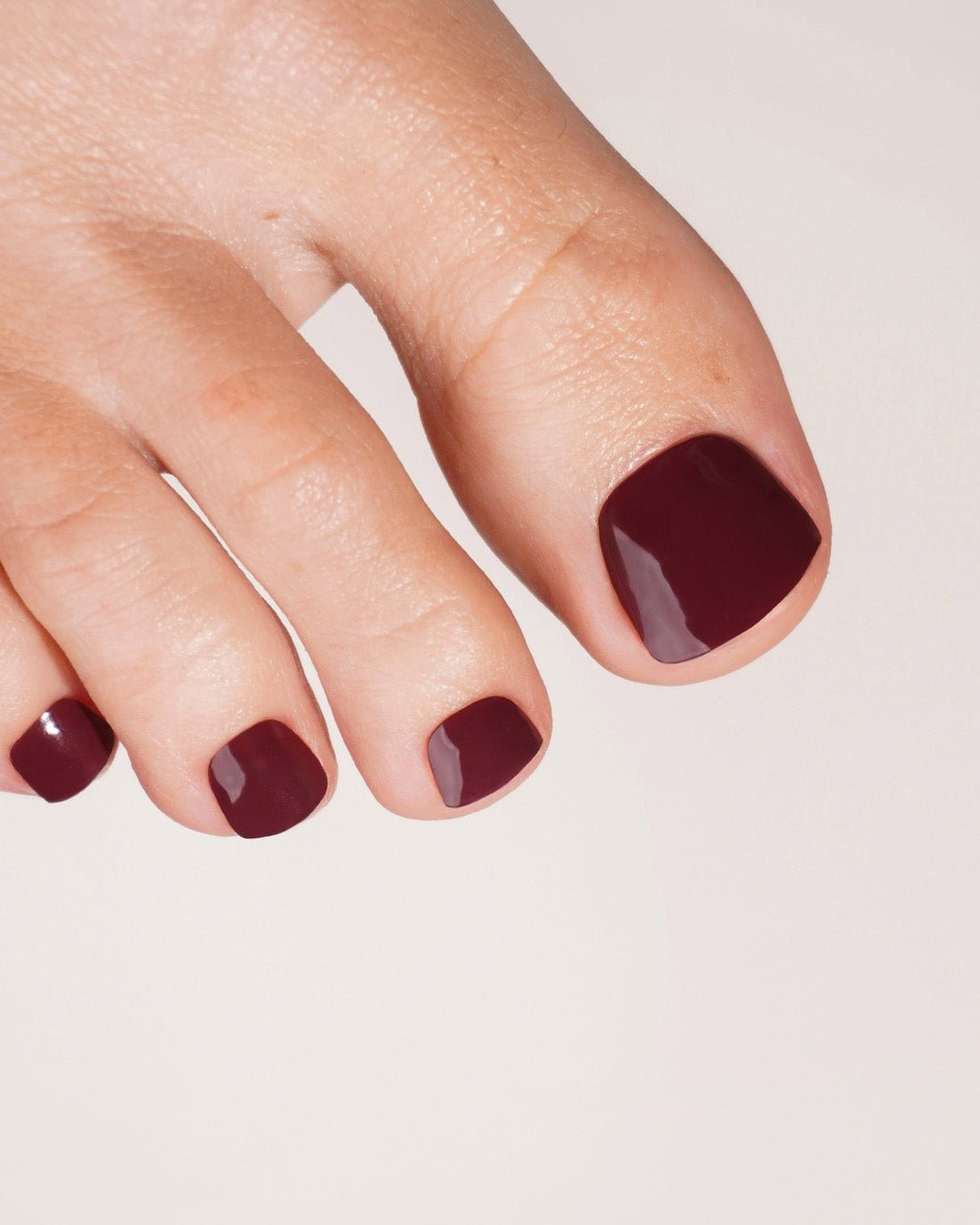 Plum Purple Pedicure UV Gel Strips