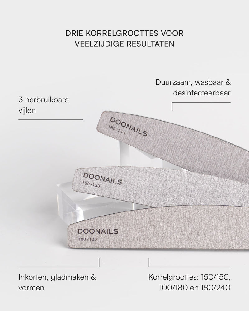 Premium Halfmoon Vijlenset