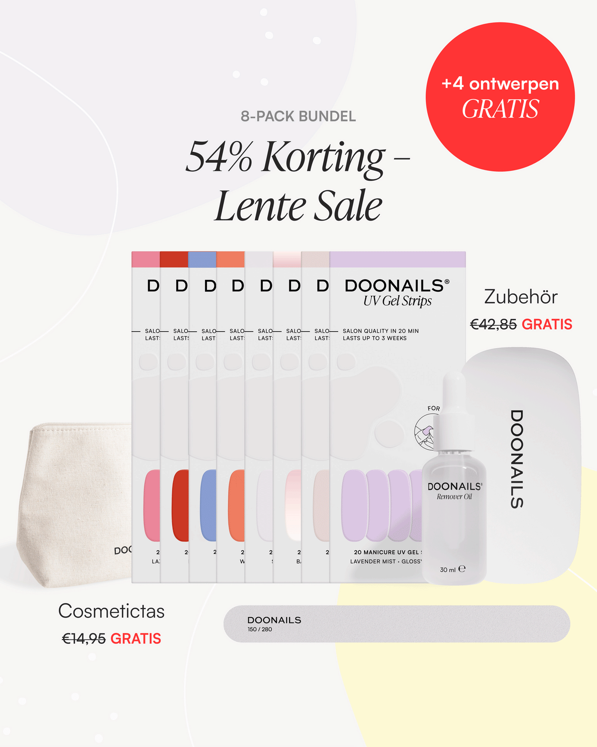 Spring Sale Starterset - Gel Stripsdoonails