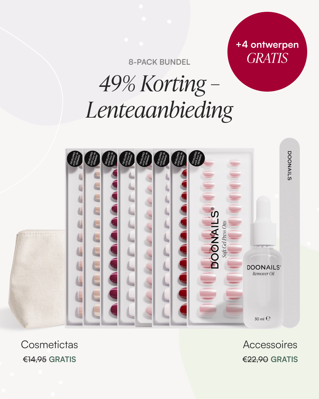 Lente Starterset – Soft Gel Press Ons