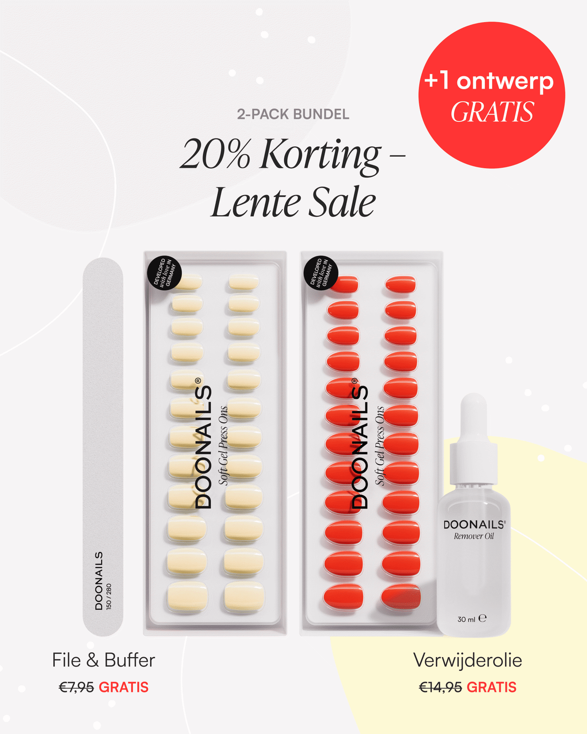 Spring Sale Starterset – Soft Gel Press Ons