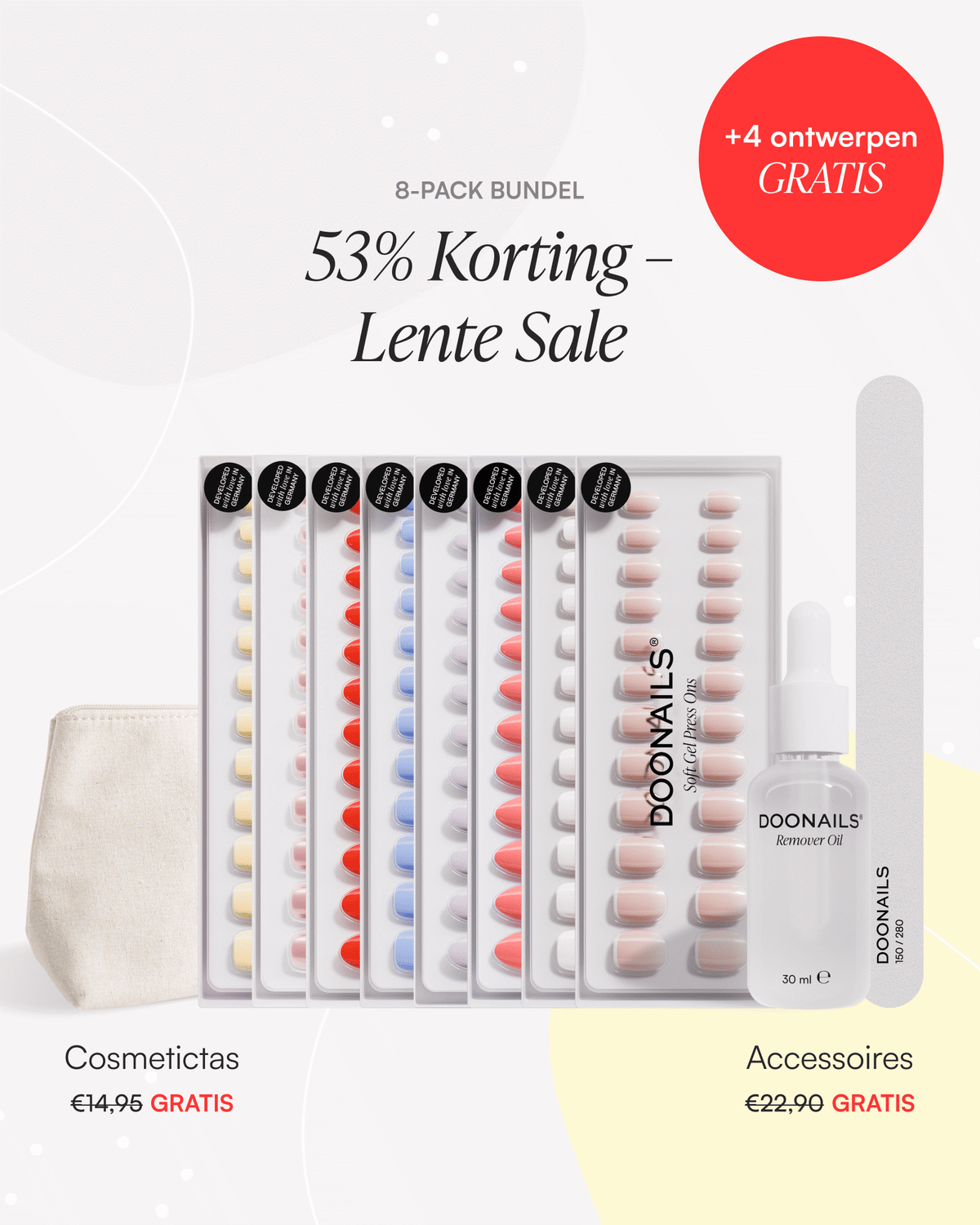 Spring Sale Starterset – Soft Gel Press Onsdoonails