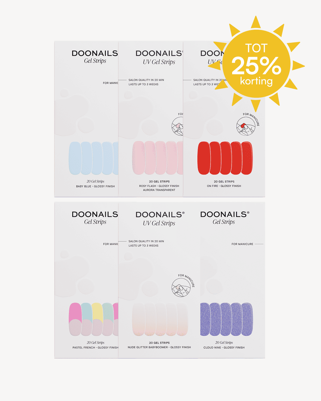 Kleuren spaarpakket - Gel Strips