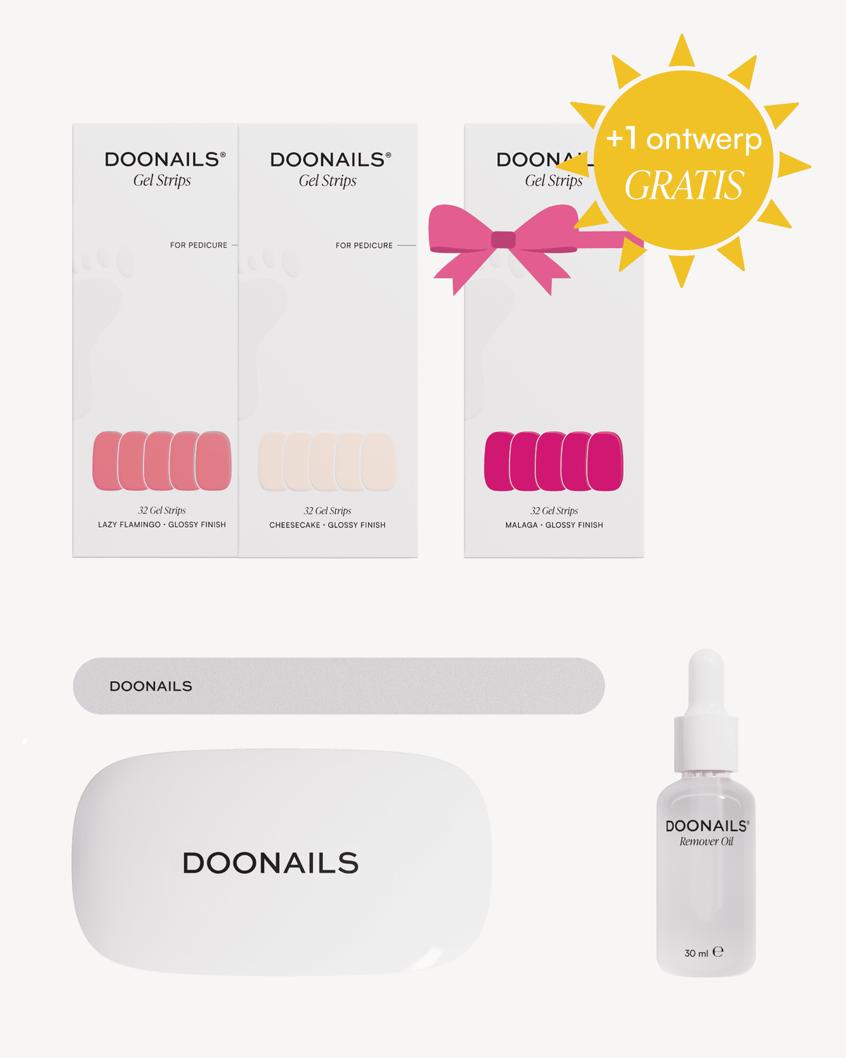 Zomer Pedicure Starterset - Gel Stripsdoonails