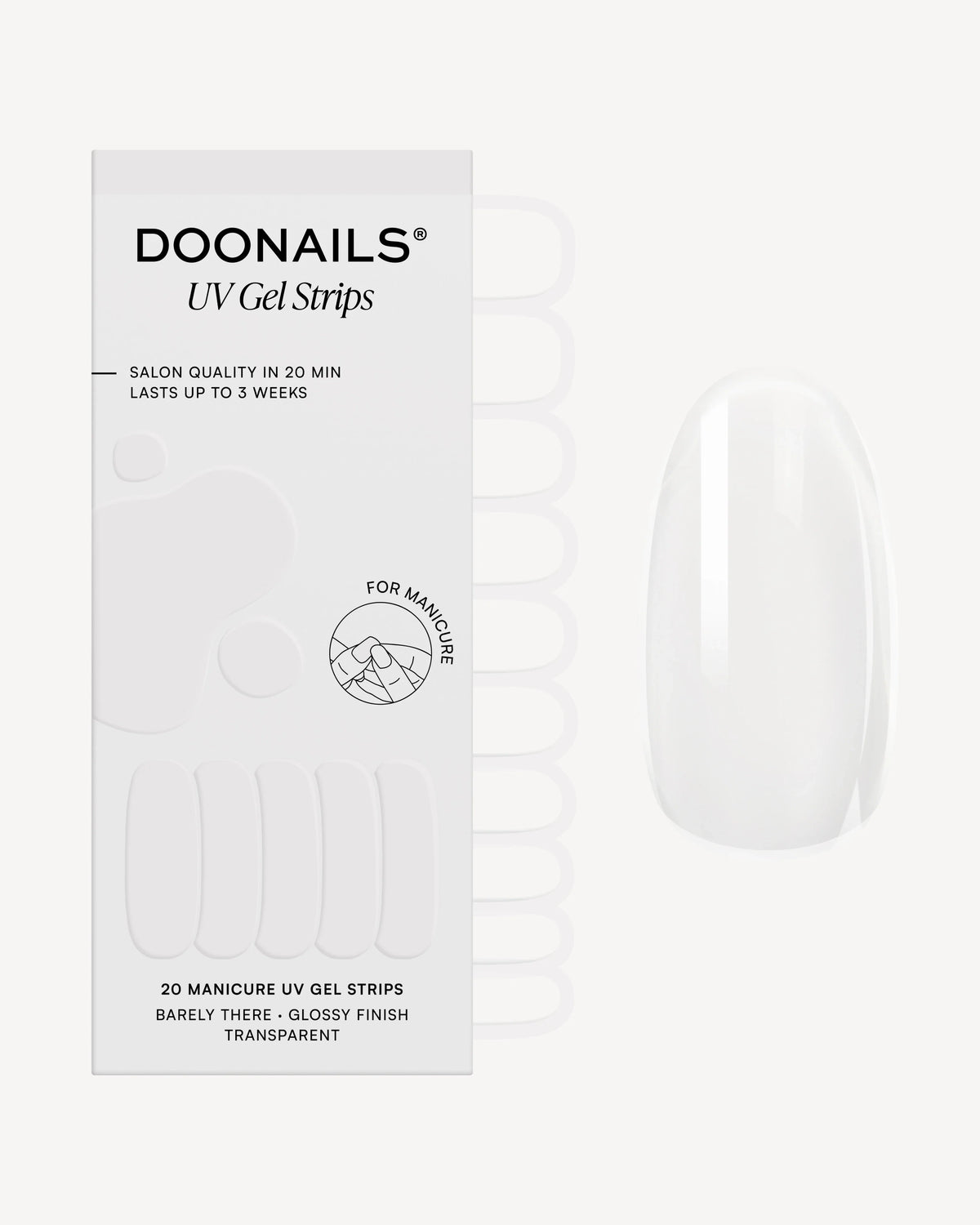 Barely There UV Gel Strips