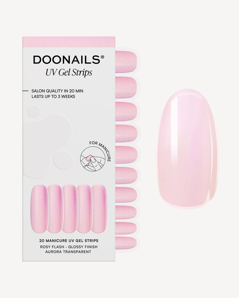 Rosy Flash UV Gel Strips