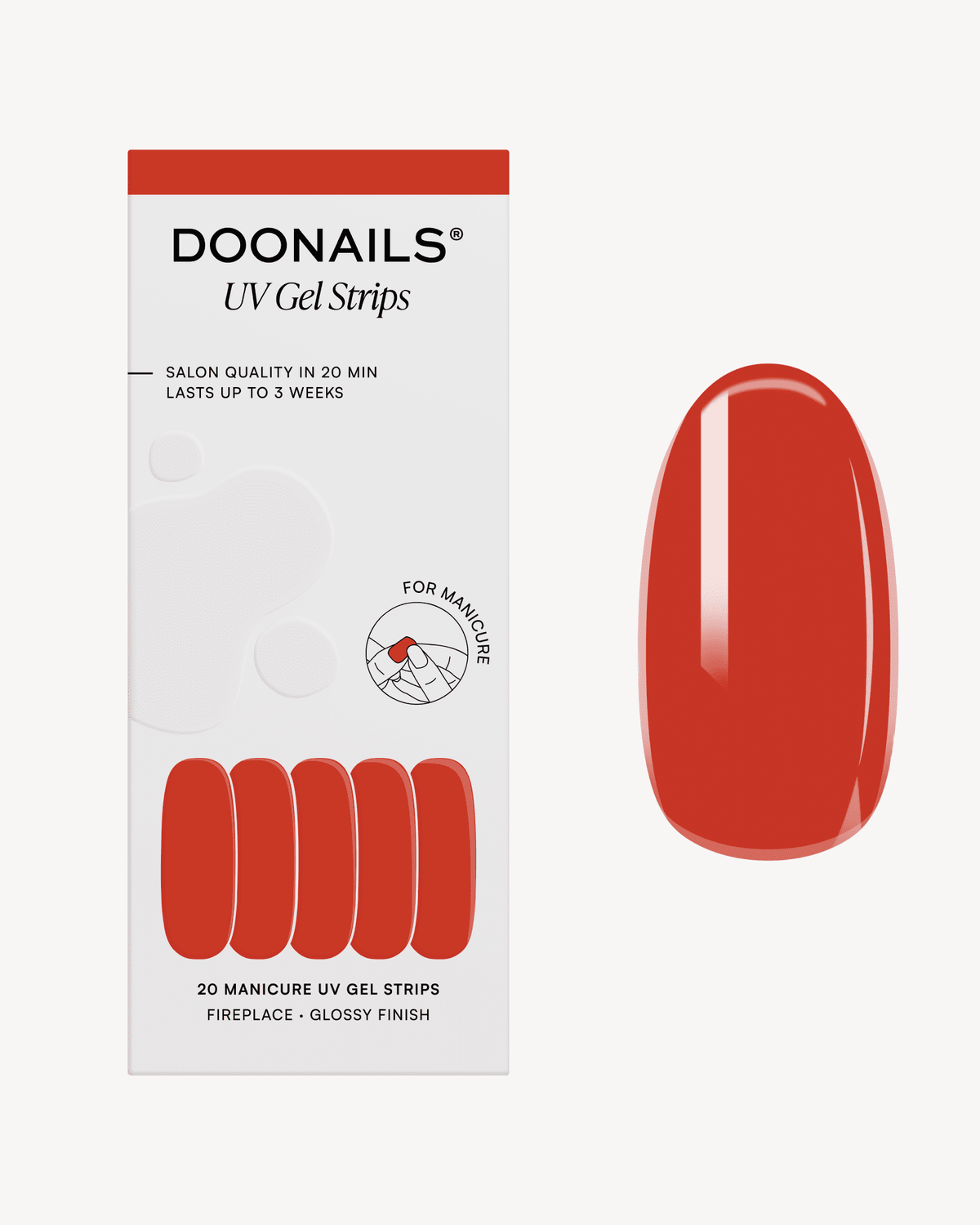 Fireplace UV Gel Strips