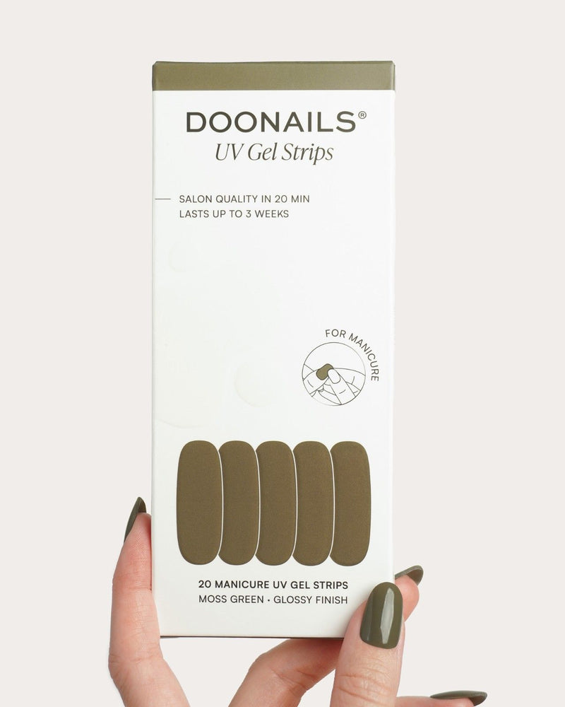 Moss Green UV Gel Strips