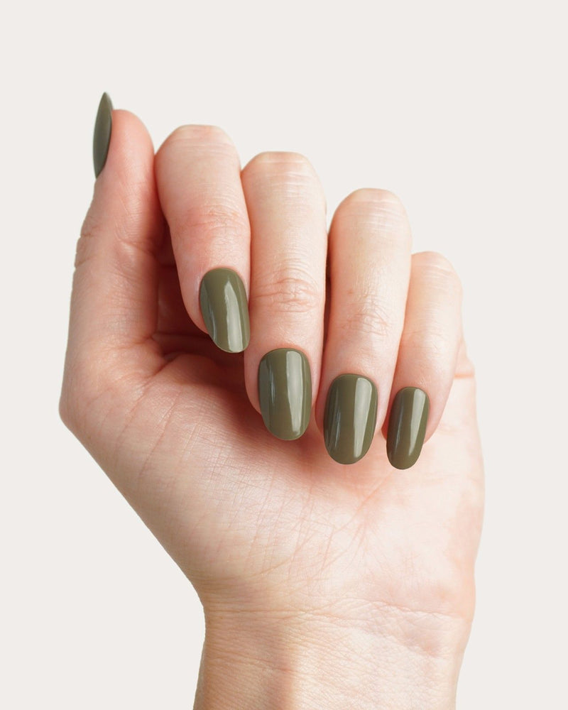 Moss Green UV Gel Strips