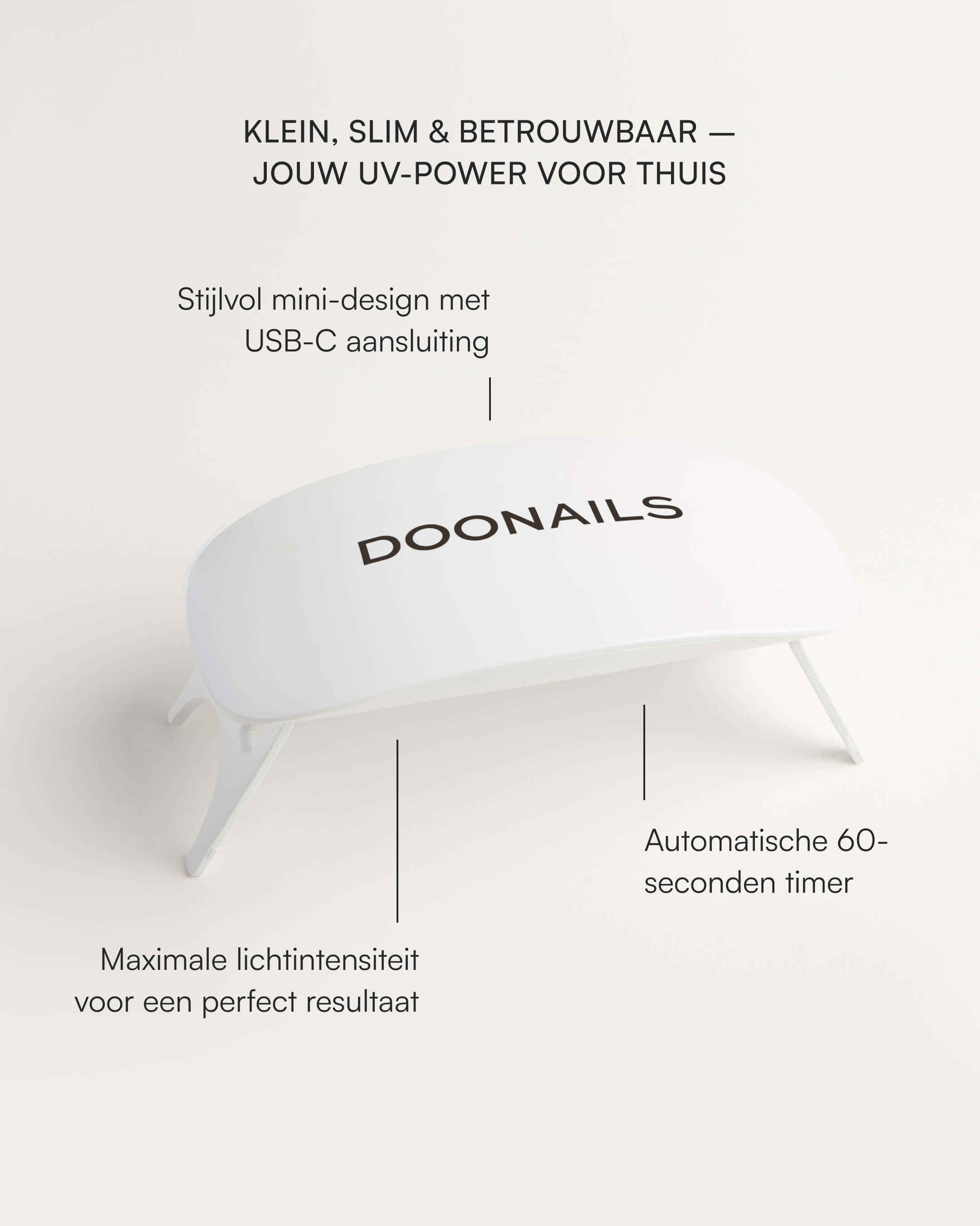 UV LED lamp - Doonails Netherlands
