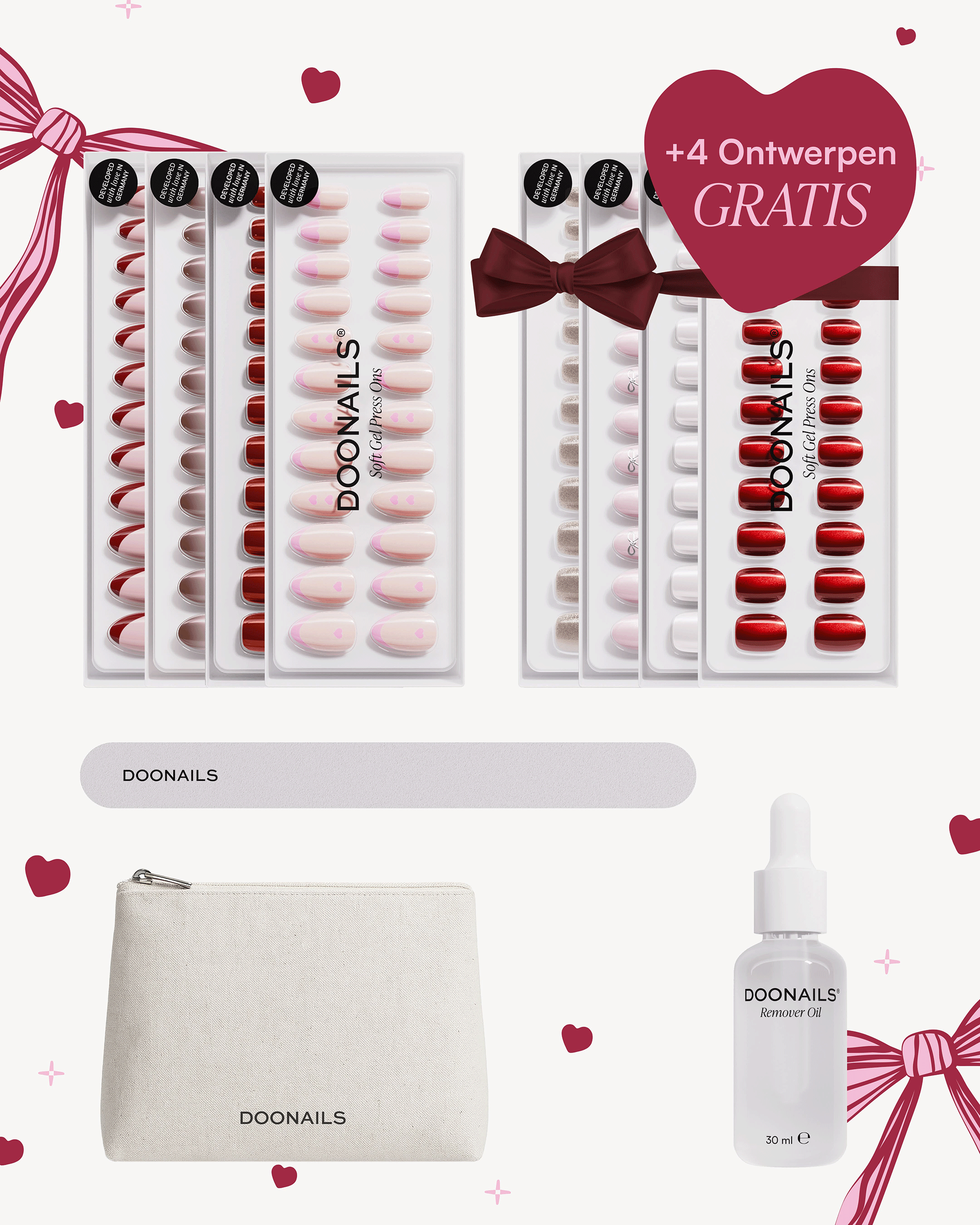 Valentijn Starterset – Soft Gel Press Ons
