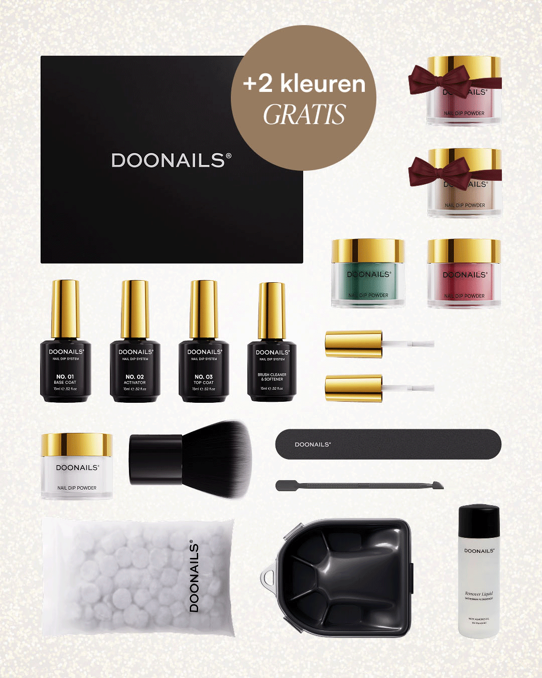 Kerst Starterset - Dipping Powder