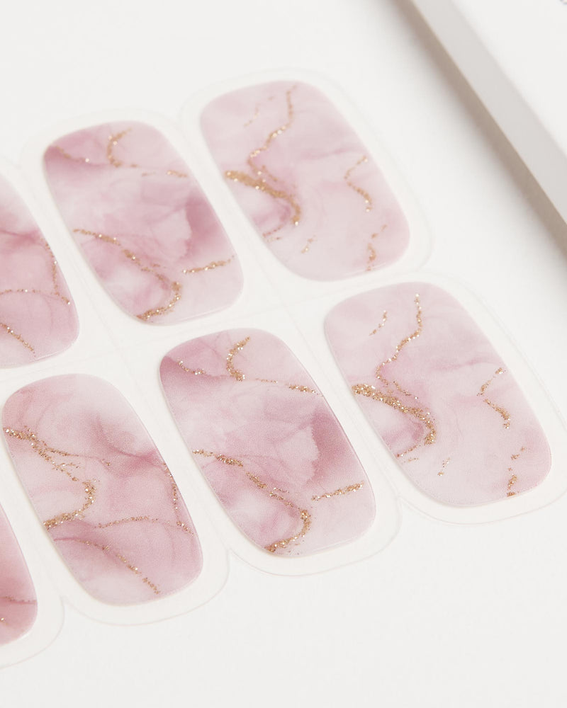 Rose Marble Gel Strips - Doonails Netherlands