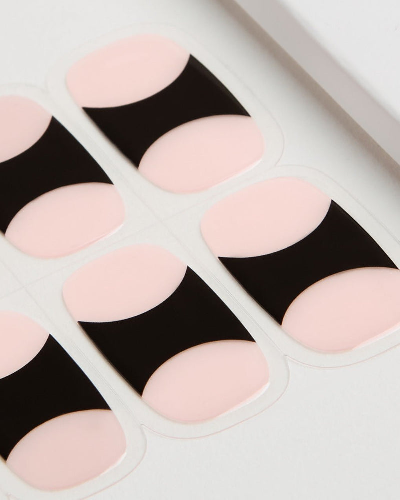 Black French Gel Strips - Doonails Netherlands