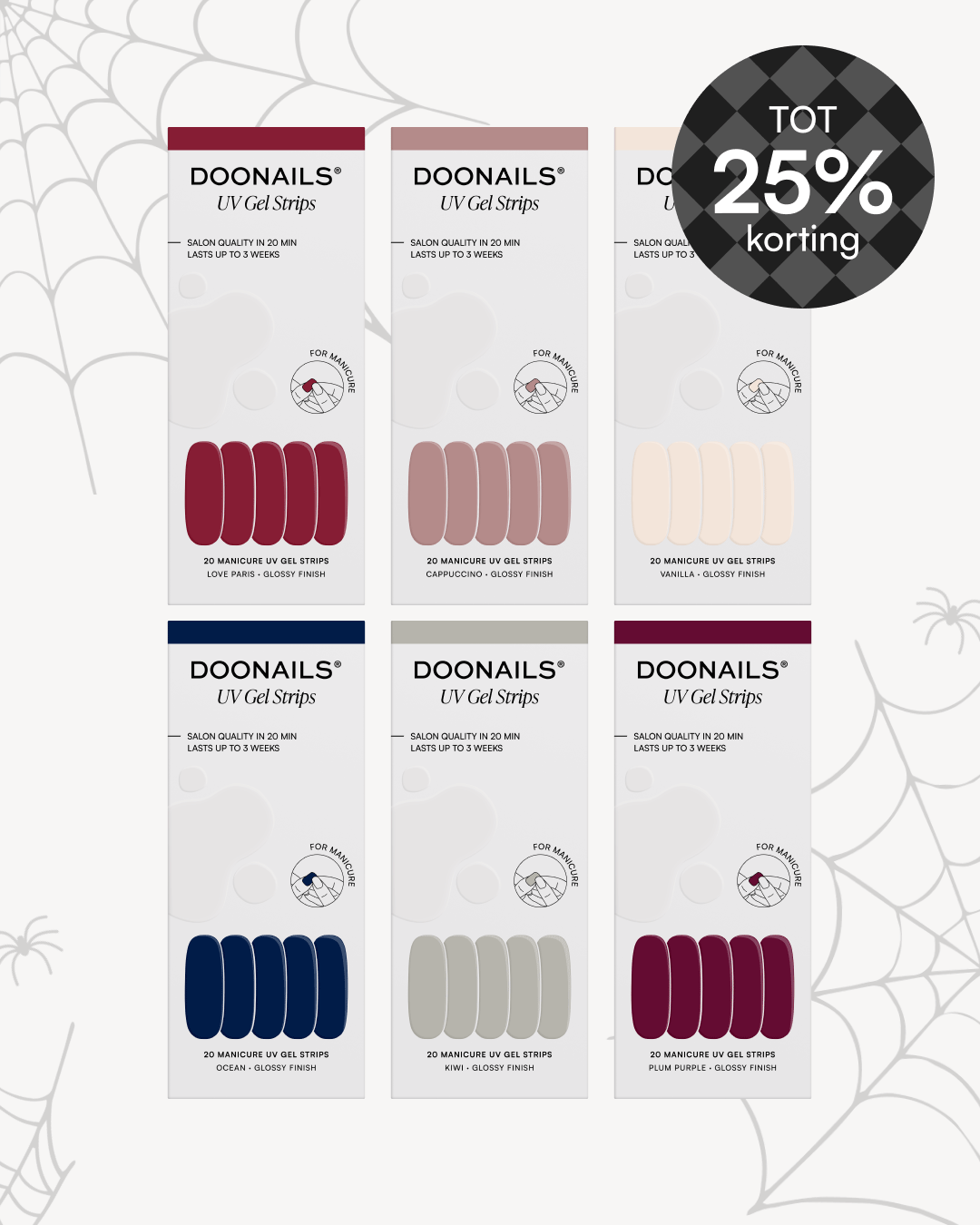 Kleuren voordeelpakket - Gel Stripsdoonails