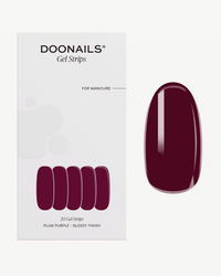 Plum Purple Gel Strips - Doonails Netherlandsdoonails