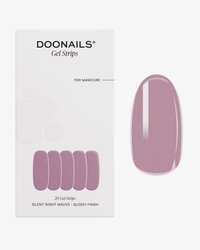 Silent Night Mauve Gel Strips - Doonails Netherlandsdoonails