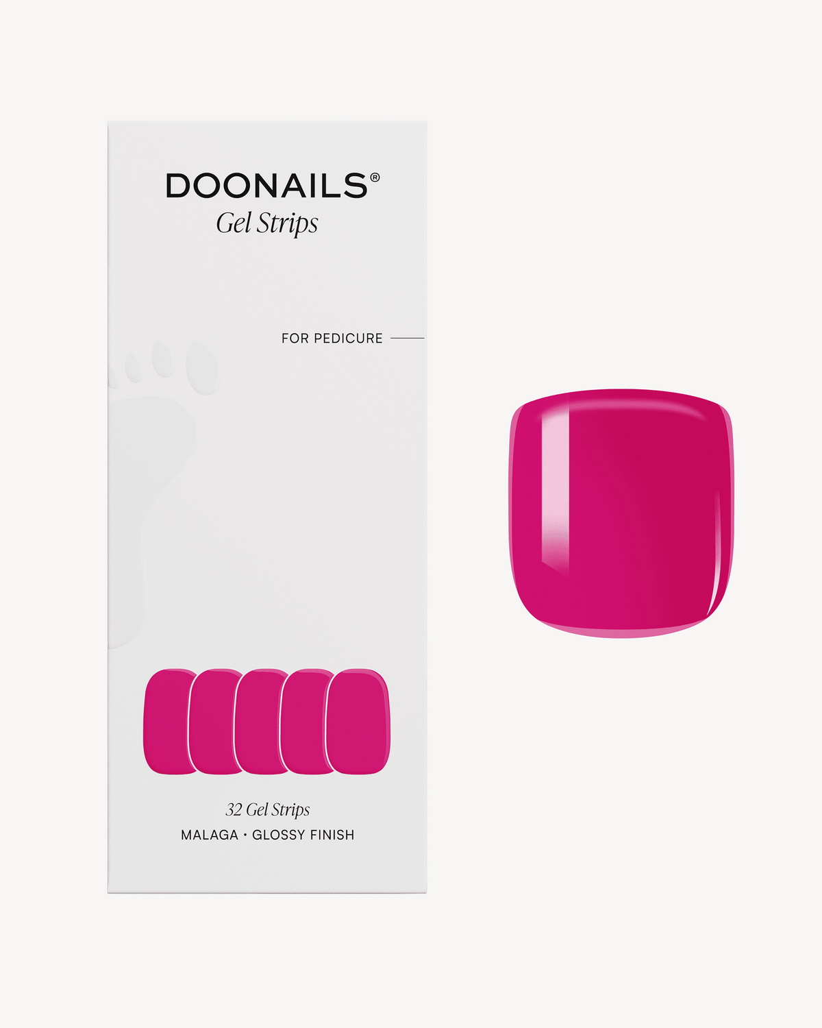 Malaga Pedicure UV Gel Strips