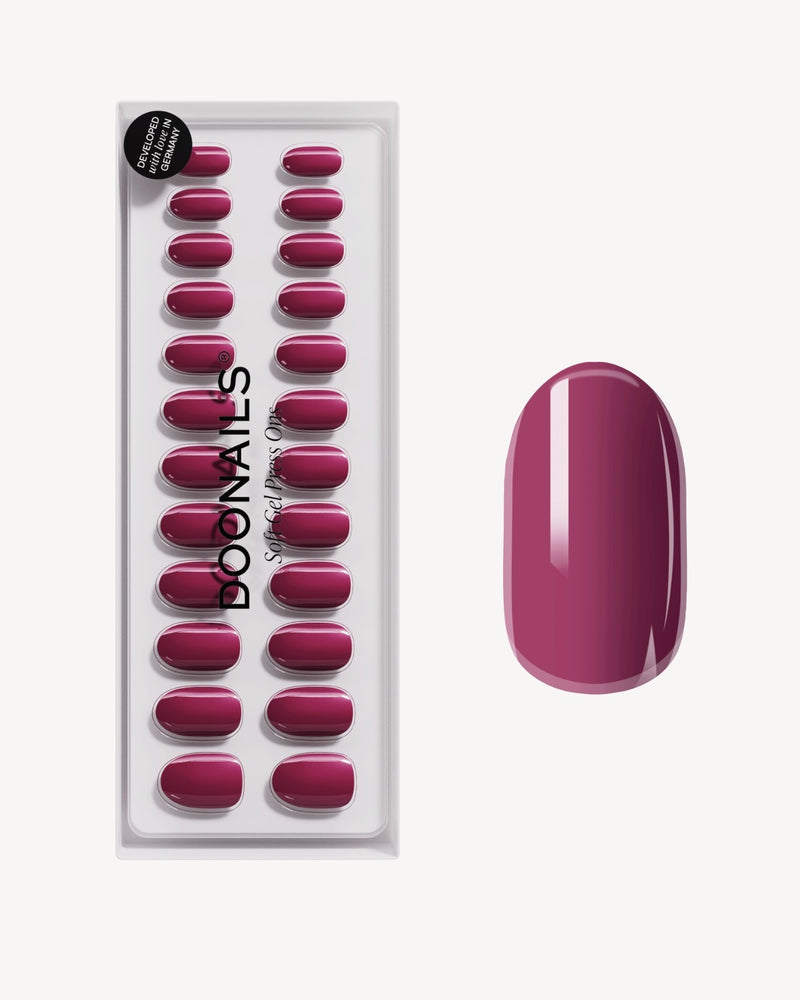Bubblegum Medium Round Soft Gel Press Ons - Doonails Netherlands