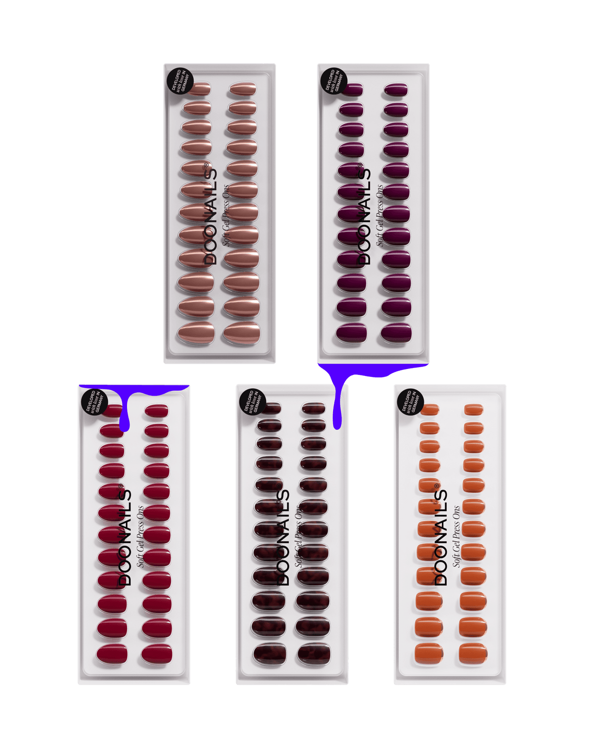 Kleuren Navul Set | Soft Gel Press Ons