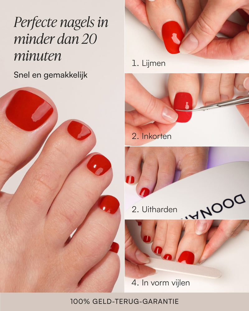 Zomer Pedicure Starterset - Gel Strips - Doonails Netherlands