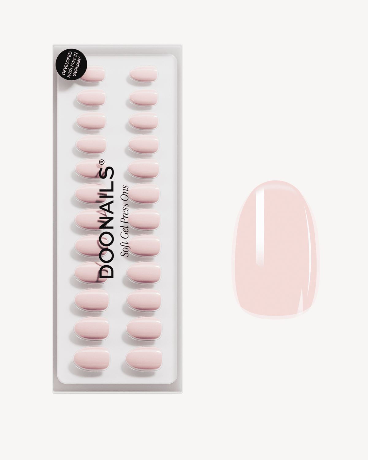 Ballerina Short Round Soft Gel Press Ons