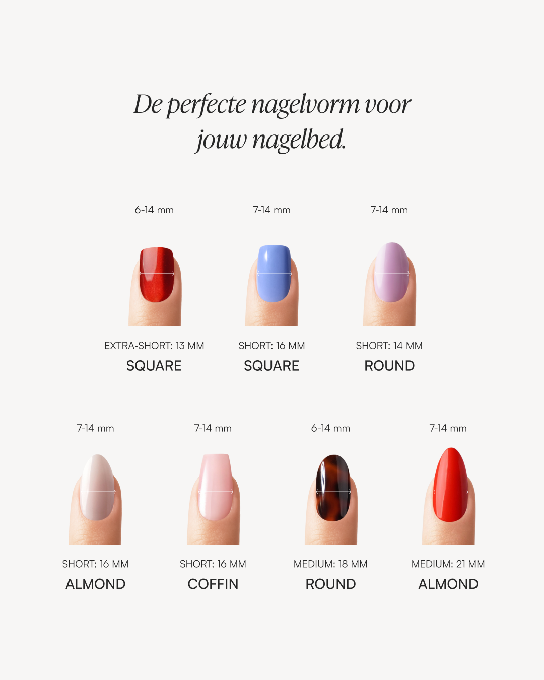 Mix & Match Navulbundel - Soft Gel Press Ons