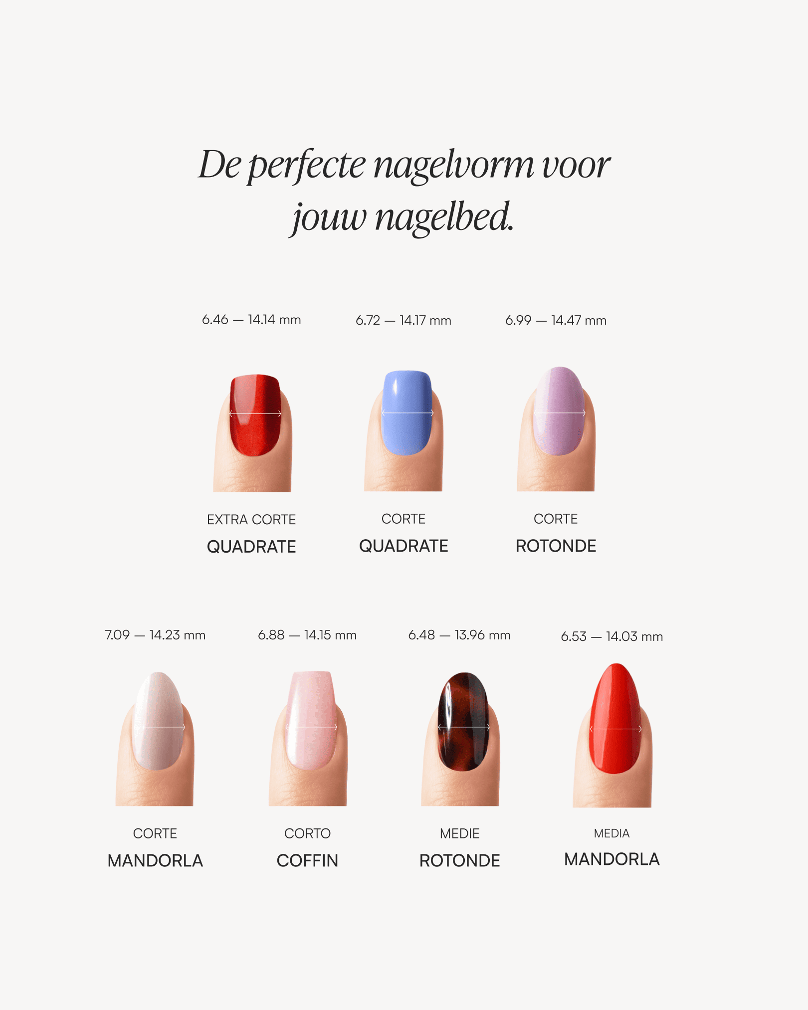 Kleuren voordeelpakket - Soft Gel Press Ons