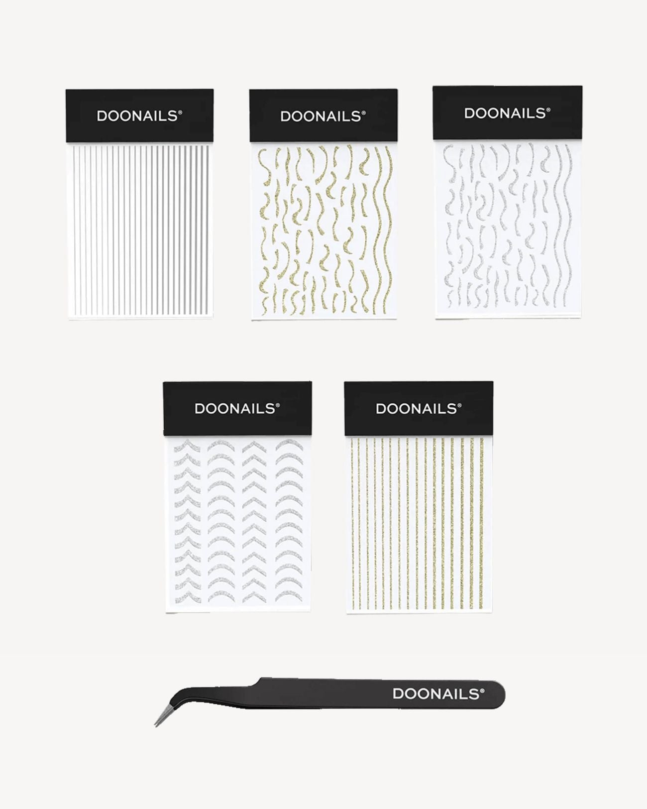 Nagelsticker Set (+ Gratis Pincet)